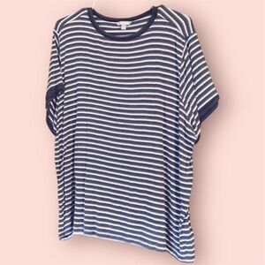 Lovesick (Torrid) Boxy Striped Ringer Tee